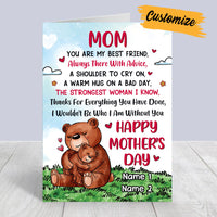 Personalized Bear Mom Grandma Mother's Day Card MR103 95O36 thumb 1