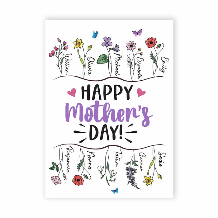 Personalized Mom Grandma Mother's Day Card MR102 26O34 1
