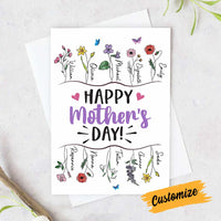 Personalized Mom Grandma Mother's Day Card MR102 26O34 thumb 1