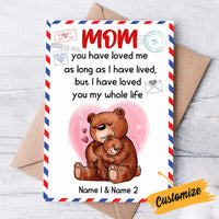 Personalized Mom Grandma Mother's Day Card MR101 26O34 thumb 1
