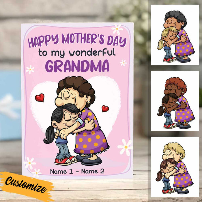 Personalized Mom Grandma Card MR103 30O57 1