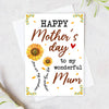 Mom Sunflower Mothers Day Card MR101 30O53 1