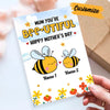 Personalized Mother's Day Mom Bee Card MR103 23O28 1