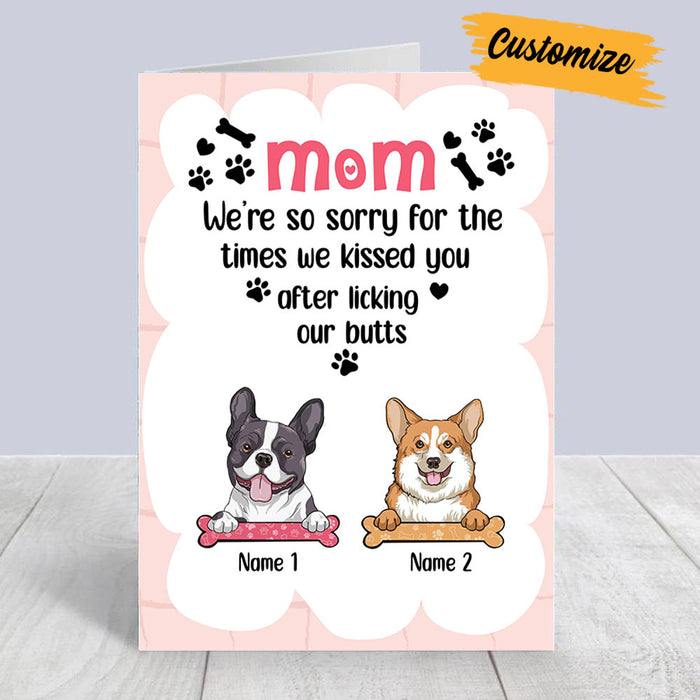 Personalized Dog Mom Mother's Day Card MR113 26O28 1