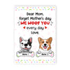 Personalized Dog Mom Mother's Day Card MR113 85O53 1