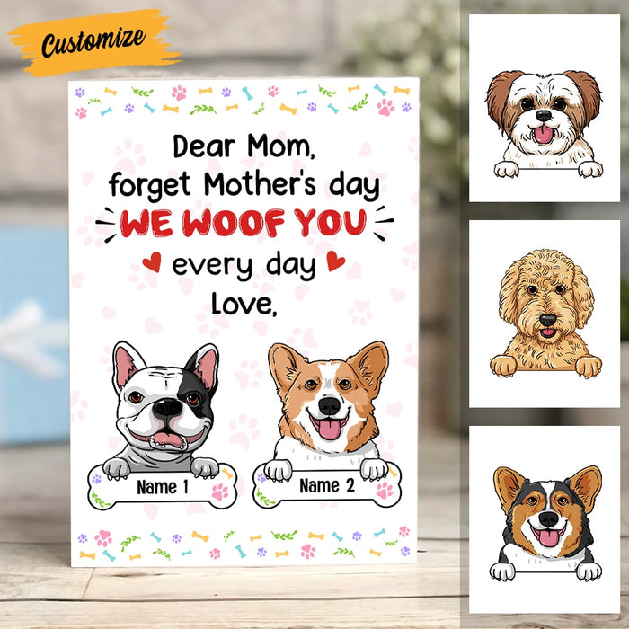 Personalized Dog Mom Mother's Day Card MR113 85O53 1