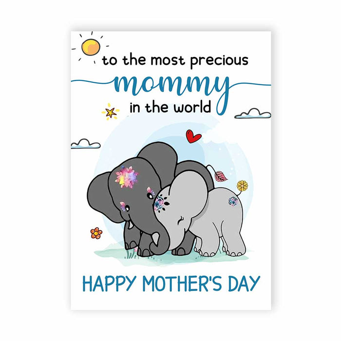 Elephant Mother's Day Card MR111 26O34 1