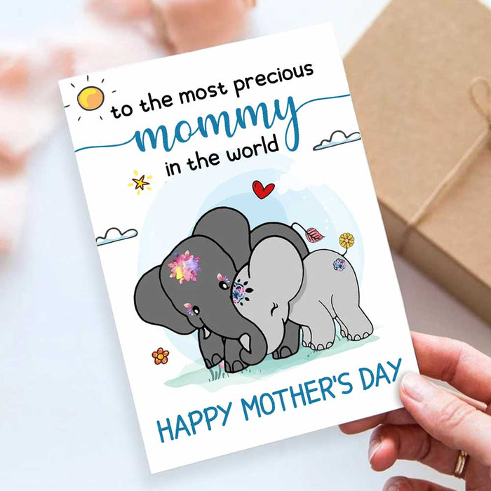 Elephant Mother's Day Card MR111 26O34 1