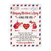 Personalized Mother's Day Mom Long Distance Pocket Love Card MR112 24O36 1