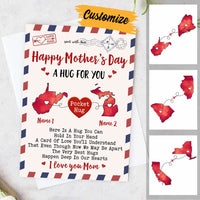 Personalized Mother's Day Mom Long Distance Pocket Love Card MR112 24O36 thumb 1