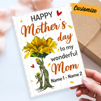 Personalized Mom Mother's Day Sunflower Card MR111 24O57 thumb 1