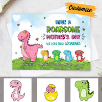 Personalized Mom Grandma Roarsome Mother's Day Card MR113 24O36 thumb 1