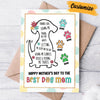 Personalized Dog Mom Mothers Day Card MR112 30O28 1