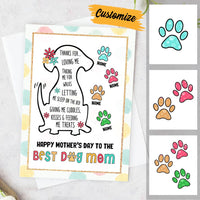 Personalized Dog Mom Mothers Day Card MR112 30O28 thumb 1