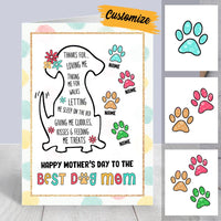 Personalized Dog Mom Mothers Day Card MR112 30O28 thumb 1