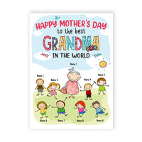 Personalized Mom Grandma Mothers Day Card MR113 30O57 thumb 1