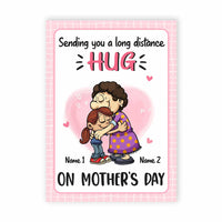 Personalized Mom Grandma Mother's Day Long Distance Hug Card MR111 95O47 thumb 1