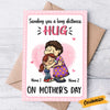 Personalized Mom Grandma Mother's Day Long Distance Hug Card MR111 95O47 1