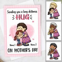 Personalized Mom Grandma Mother's Day Long Distance Hug Card MR111 95O47 thumb 1