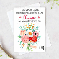 Mother's Day Mom Floral Card MR111 23O34 thumb 1