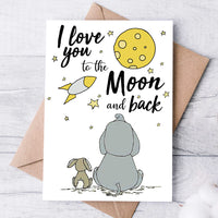I Love You To The Moon And Back Card MR123 85O36 thumb 1