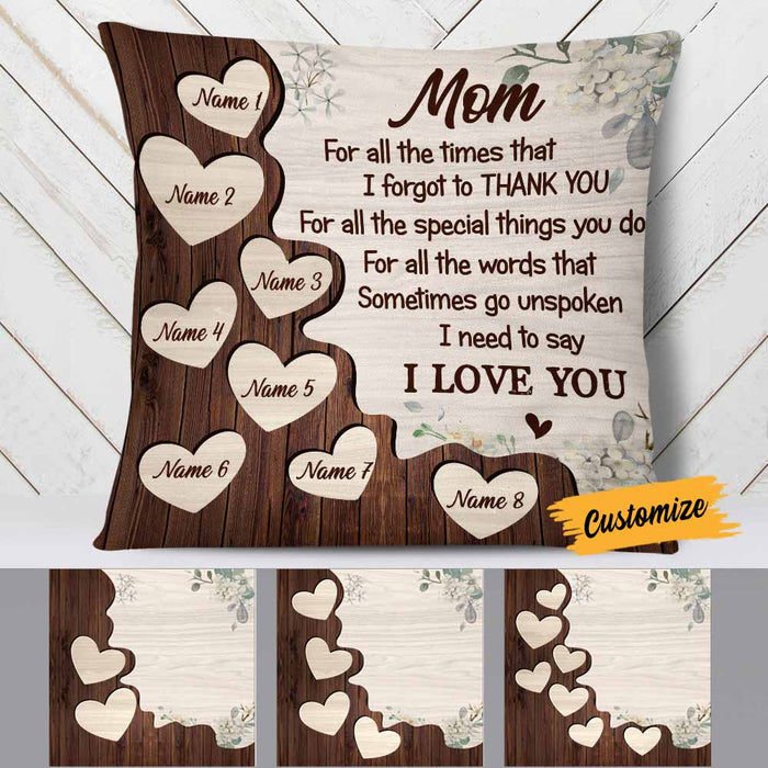 Personalized Mom Grandma Pillow MR124 30O58 1