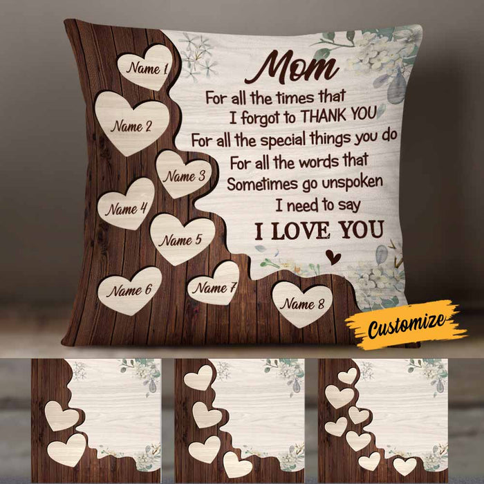 Personalized Mom Grandma Pillow MR124 30O58 1