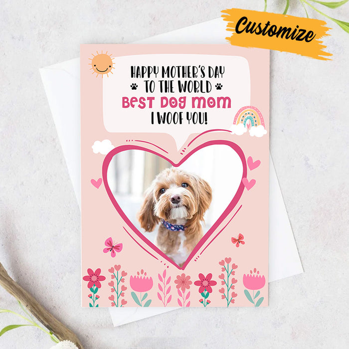 Personalized Dog Mom Photo Card MR124 30O28 1