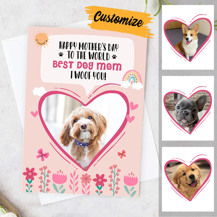 Personalized Dog Mom Photo Card MR124 30O28 1