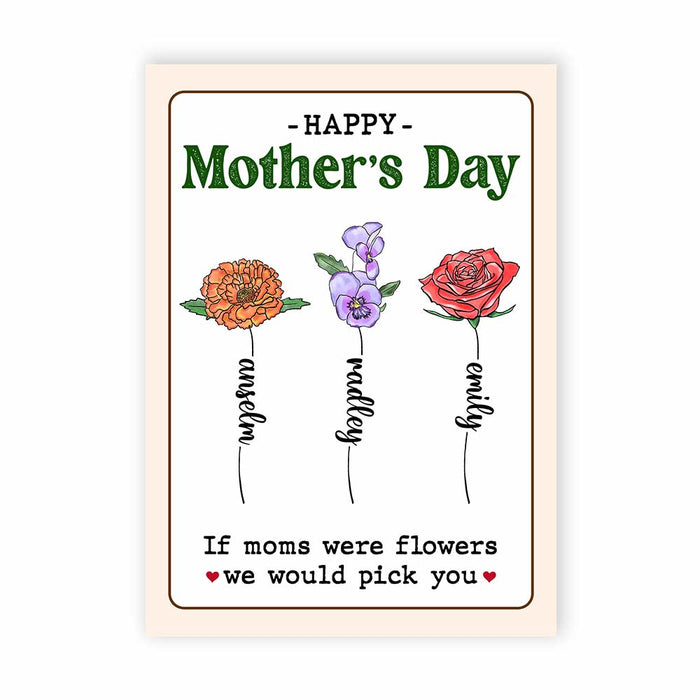 Personalized Mom Mother's Day Card MR153 85O47 1