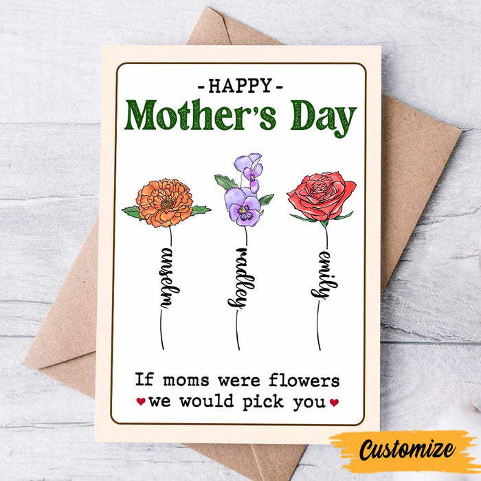 Personalized Mom Mother's Day Card MR153 85O47 1