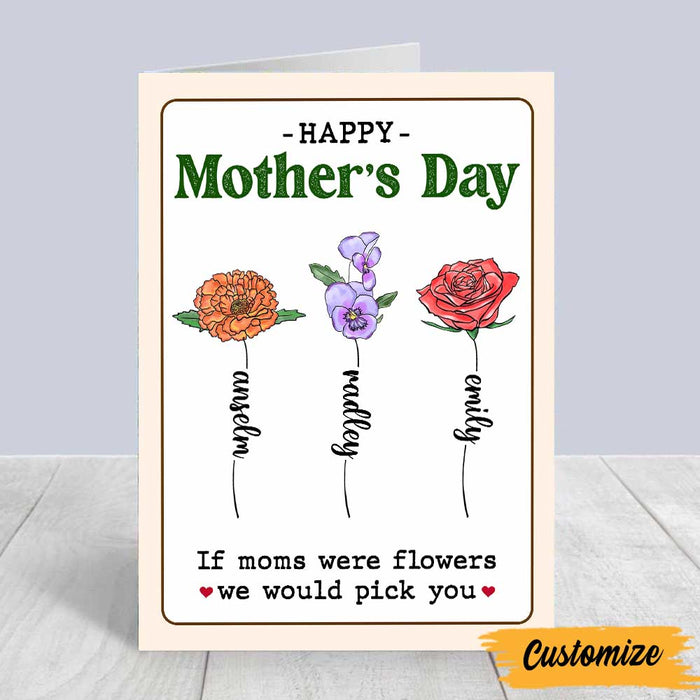 Personalized Mom Mother's Day Card MR153 85O47 1