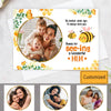 Personalized Mom Bee-ing A Wonderful Mom Photo This Mother's Day Card MR181 28O28 1