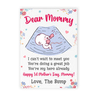 Personalized Baby Ultrasound Mom Grandma First Mother's Day Card MR143 95O57 thumb 1