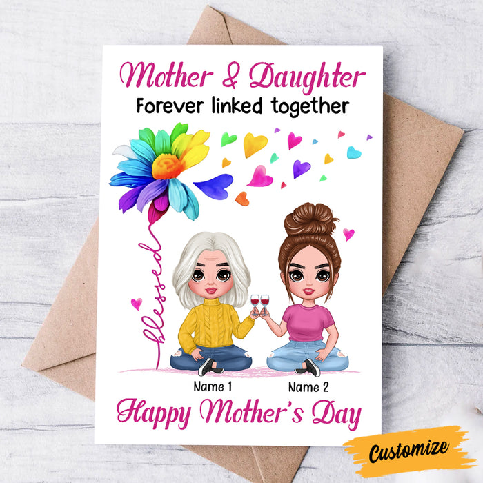 Personalized Mom Grandma Mothers Day Card MR153 30O53 1