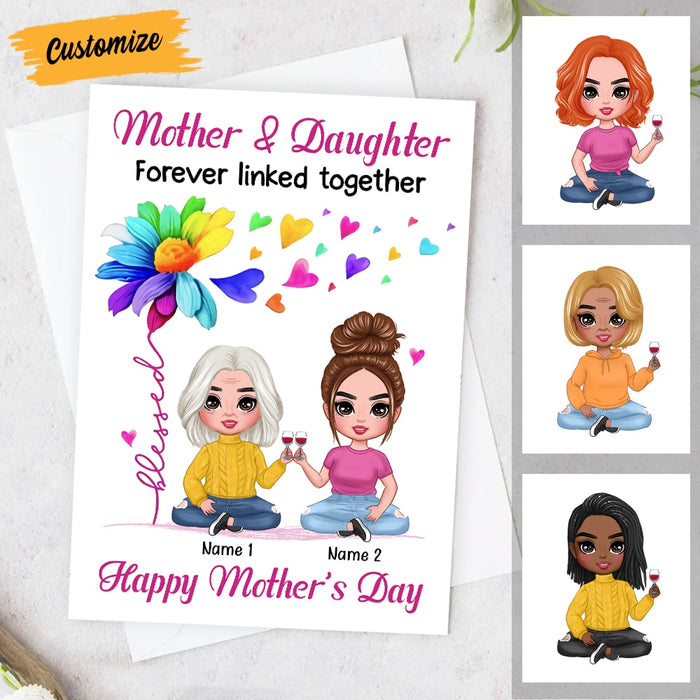 Personalized Mom Grandma Mothers Day Card MR153 30O53 1