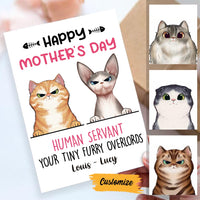 Personalized Cat Mom Mothers Day Card MR153 30O58 thumb 1