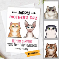Personalized Cat Mom Mothers Day Card MR153 30O58 thumb 1