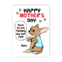 Personalized Dog Mom Mother's Day Card MR153 95O28 thumb 1