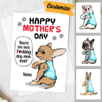 Personalized Dog Mom Mother's Day Card MR153 95O28 thumb 1