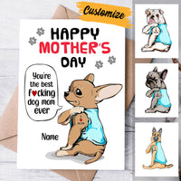 Personalized Dog Mom Mother's Day Card MR153 95O28 thumb 1