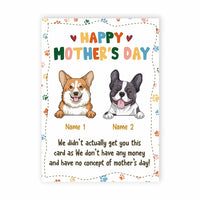 Personalized Dog Mom Mother's Day Card MR161 26O34 thumb 1