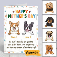 Personalized Dog Mom Mother's Day Card MR161 26O34 thumb 1