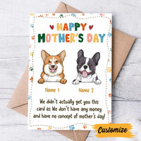 Personalized Dog Mom Mother's Day Card MR161 26O34 thumb 1