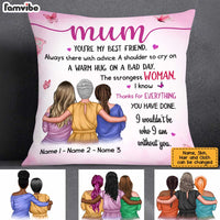 Personalized Mom Grandma A Warm Hug From Children Grandchildren Pillow AP121 28O34 thumb 1