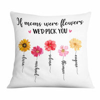 Personalized Flower Mom Mother's Day Pillow MR161 85O58 thumb 1