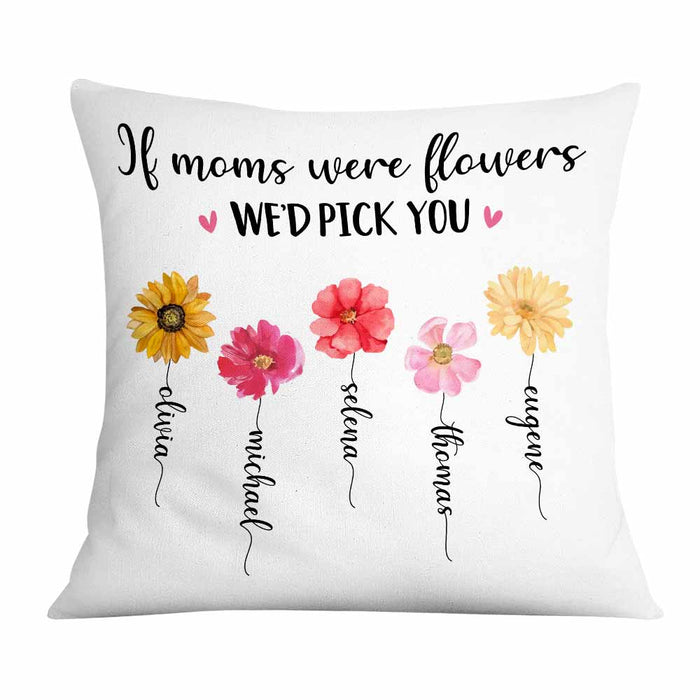 Personalized Flower Mom Mother's Day Pillow MR161 85O58 1