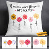 Personalized Flower Mom Mother's Day Pillow MR161 85O58 1