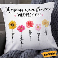 Personalized Flower Mom Mother's Day Pillow MR161 85O58 thumb 1