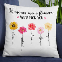 Personalized Flower Mom Mother's Day Pillow MR161 85O58 thumb 1